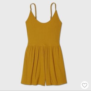 Gold Romper NWT!! Not Striped just to show fit!!